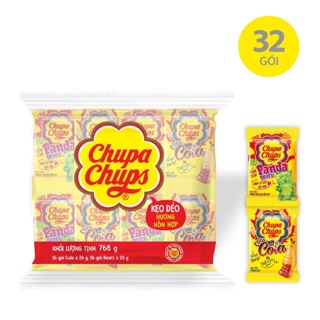 Kẹo Dẻo Chupa Chups Panda 32 gói x 24gr