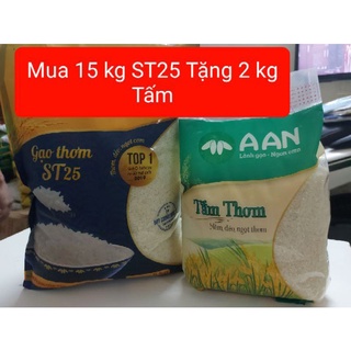 Gạo ST25 AAN túi 5kg ( mua 3túi tặng 1túi tấm 2kg)