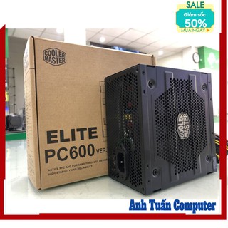 Nguồn Máy Tính Công Suất Thực Cooler Master Elite V3 600W - Hàng Chính Hãng