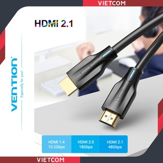 Cáp HDMI 2.1 Tốc độ cao 48Gbps 8K@60Hz Dynamic HDR & eARC - Hàng Cao Cấp Chính Hãng Vention