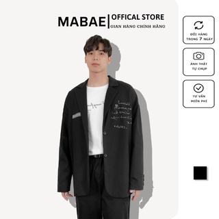 Áo Blazer nam nữ Blossome Mabae Shop - Áo khoác form rộng oversize Unisex Local Brand (1)