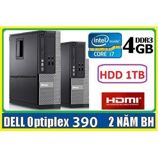 Máy tính để bàn đồng bộ Dell optiplex 390 ( Core i7 / 4G / 1000G ),Có HDMI ,