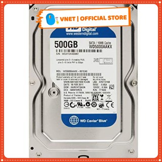 Ổ cứng HDD WD 500GB BLUE - Bảo Hành 24 Tháng [hana]