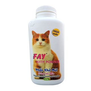 Phấn Thơm Khử Mùi Cho Mèo Fay Kitty Powder - 120g