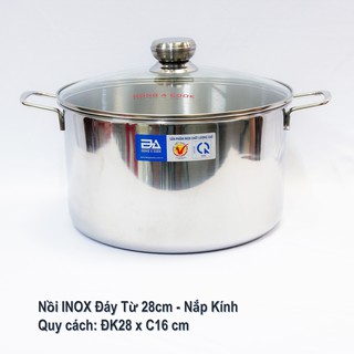 [Hàng Chính hãng] NỒI INOX LUỘC GÀ ĐÔNG Á CHẤT LƯỢNG CAO - Dùng được trên bếp từ