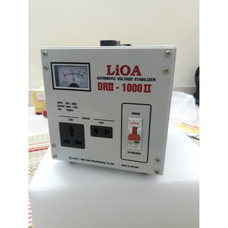 Ổn áp LiOA 1KVA DRII-1000 II dải 50V-250V thế hệ mới, dây đồng nguyên chất 100%