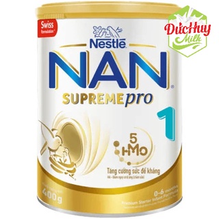 Sữa bột Nestle Nan SUPREME PRO 5HMO số 1 400g Mới_Duchuymilk