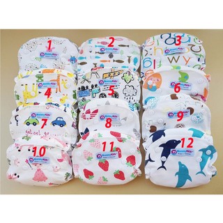 [Combo 10b tặng 2] Bỉm Vải, Tã Vải Mommykids - FreeSize dùng ban ngày cho bé từ 1-24 tháng tuổi (1)