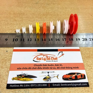 Bánh răng ròng rọc trục 1.95 đến 2.05mm đường kính đủ kích cỡ dành để chế tạo đồ chơi