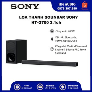 Dàn âm thanh 3.1 Sony HT-G700 - Hàng chính hãng, bảo hành 12 tháng