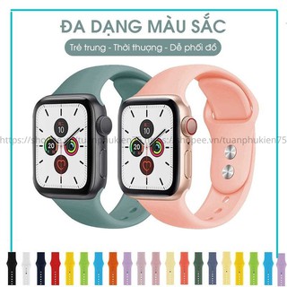 Dây Ap Watch ⚡ Dây Ap Watch Silicon 15 Màu Series 5/4/3/2/1 -38mm/40mm & 42mm/44mm- MOBILE89