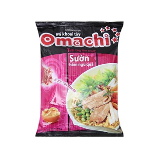 Gói Mì khoai tây Omachi sườn hầm ngũ quả / bò hầm 80g (Hsd 12.2020)