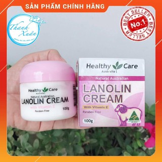 [Hàng Úc 🇦🇺 Mã AUS9396 Giảm 100K] Kem Dưỡng Trắng Da Mỡ Cừu Healthy Care Lanolin Cream