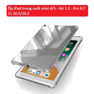 Ốp iPad trong suốt chống sốc