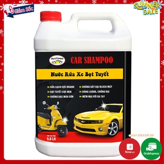 Nước rửa xe cho ô tô xe máy Car Shampoo xịt bọt 5 lít