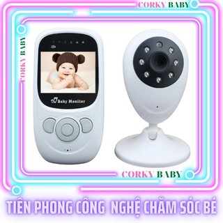 Máy báo khóc HD Baby màn hình siêu nét giám sát bé an toàn CORKY BABY MBK02
