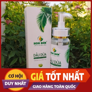 [Mã HOANEN25K giảm 25K] Dầu Dừa thuần chất Hoa Nén 300ml Thần dược cho làn da, mái tóc, đôi mi
