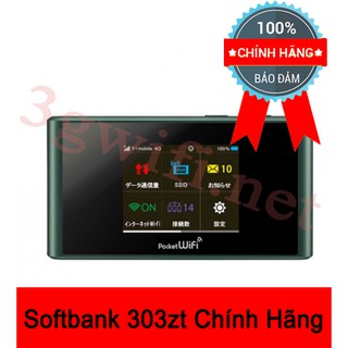Bộ Phát Wifi 4G SoftBank 303ZT, 3G/4G MIFI LTE, Huawei 303HW - Cục Phát Wifi 303ZT NHẬT BẢN Tốc Độ 4G Siêu Nhanh