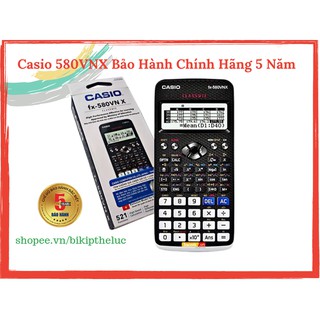 Máy Tính Casio FX 580 VNX Hàng Chính Hãng Bảo Hành 7 Năm BITEX