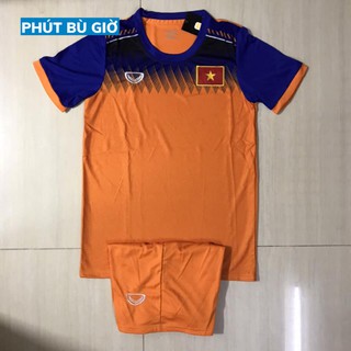 [ẢNH THẬT] Bộ quần áo đá bóng trẻ em, ÁO đá banh trẻ em đội tuyển Việt Nam màu cam cao cấp mẫu mới nhất 2019-2020