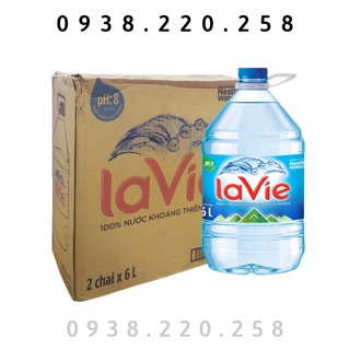 Thùng Nước Suối Lavie 6 lít (2 chai)