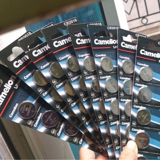 Pin Camelion CR2016, CR2025, CR2032 (3V) pin cúc áo nút áo hàng chính hãng ( 5 viên/ vỉ)