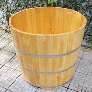 bồn tắm gỗ thông - Thùng tắm gỗ giá rẻ (1)