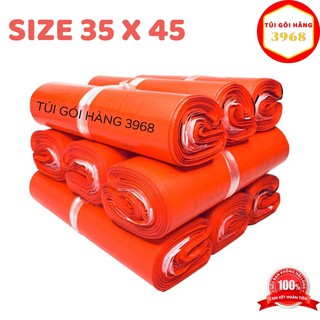 Túi gói hàng niêm phong cao cấp size 35 X 45 màu đỏ tươi