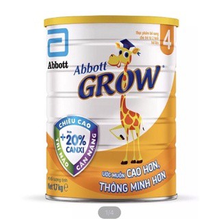 Sữa bột Abbott Grow 4 (G-Power) Lon 1.7Kg _Subaby
