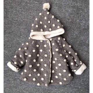 Áo khoác bông trùm đầu #Zara BabyGirl #dư #xịn