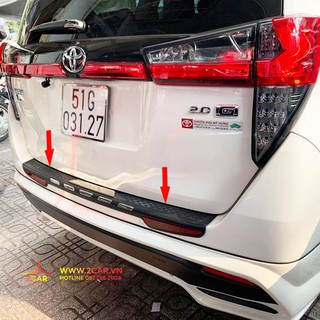 Ốp Chống Trầy Cốp Ngoài Xe Toyota Innova 2017-2019, loại nhựa cao cấp