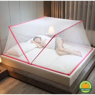 Màn gập thông minh chống muỗi siêu tiện dụng cho trẻ em và người lớn size giường 1m, giường 1m2, giường 1m5, giường 1m8