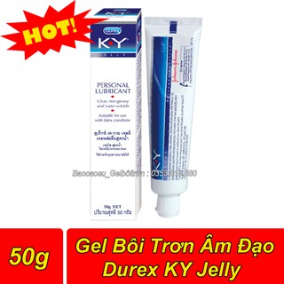 Gel Bôi Trơn Âm Đạo Durex KY Jelly 50g - [Cam Kết Chính Hãng]