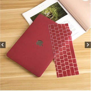 Combo Case + Phủ Macbook Màu Đỏ Đô (Full Dòng)