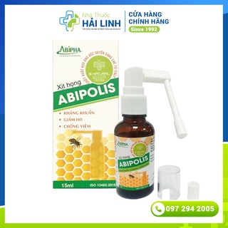 Xịt họng keo ong Abipolis - Độc quyền sáng chế từ Italia