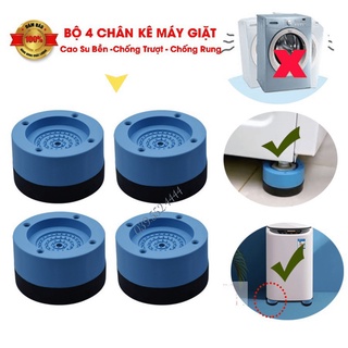 Bộ 4 miếng đệm cao su lót chân máy giặt chống rung chống ồn Hàng Việt Nam Xuất Khẩu