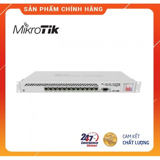 Thiết bị cân bằng tải Router Mikrotik CCR1016-12G Nhập khẩu & Bảo hành chính hãng 12 Tháng - Hỗ trợ kỹ thuật 24/7 Online (1)