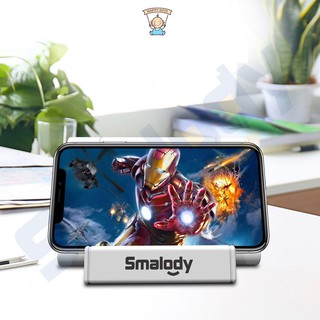 Loa cảm ứng nhãn hiệu Smalody best core cảm ứng di động không dây, Hộp âm thanh không dây kiêm đế điện thoại