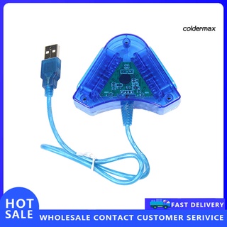 COLD ＊ Triangle Wired USB Adapter Game Controller Converter Head Cable for PS2 Handle