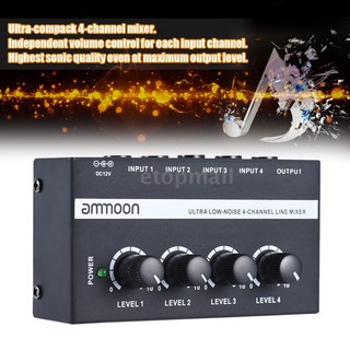 Thiết bị chia cổng âm thanh ammoon mx400 4 kênh tiện dụng chất lượng cao