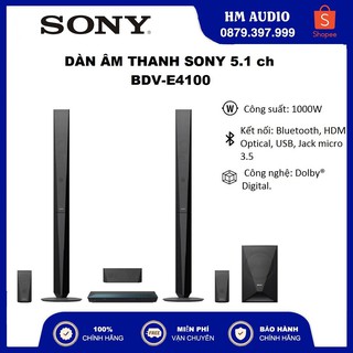 Dàn âm thanh Sony BDV-E4100 5.1ch Công suất 1000W, Hàng chính hãng