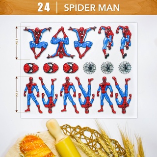 Hộp 10 khuôn socola in hình Nhện 2 - Chocolate mold Spidermen 2 (MS 24) - Đồng Tiến Việt Nam