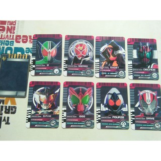 Card Advent Ryuki,W,WIZARD,GHOST,DECADE,GAIM,OOO,FOUZE,DRIVER - KamiShop - Kamen Rider Card