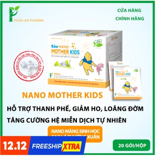 [CHÍNH HÃNG] Cốm Ho Nano Mother Kids Hỗ Trợ Thanh Phế, Giảm Ho, Loãng Đờm Mã CN02
