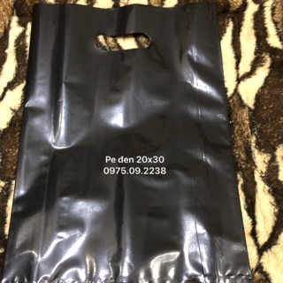 Túi pe màu đen khổ 20x30 hàng loại 1