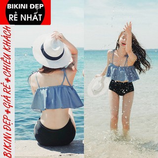 Bikini đồ bơi đi biển 2 mảnh tay bồng nhiều kiểu VATIXA BKN-mẫu Hiền Hồ.