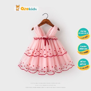 Váy xòe bé gái Ozokids công chúa điệu đà V0401077 (3 tháng - 4 tuổi)