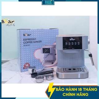 [BH 18 THÁNG] Máy Pha Cà Phê Mini Espresso Tự Động, Tạo Bọt Sữa Công Suất 950W Bear KFJ-A15L1