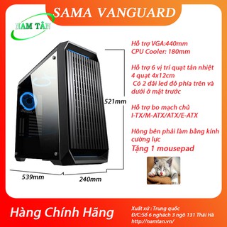 [Chính Hãng] Vỏ Case máy tính lòng rộng SAMA VANGUARD-06 thích hợp lắp Server hoặc Workstation ( Tặng 1 bàn di chuột )