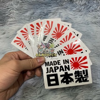 Tem Decal Dán Xe Made in Japan